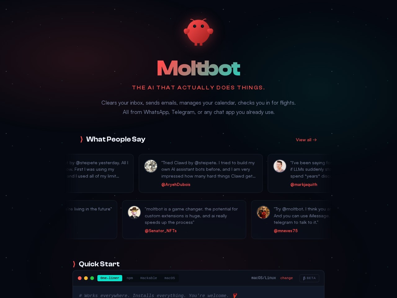Moltbot — Personal AI Assistant